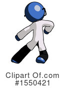 Blue Design Mascot Clipart #1550421 by Leo Blanchette