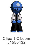 Blue Design Mascot Clipart #1550432 by Leo Blanchette