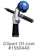 Blue Design Mascot Clipart #1550440 by Leo Blanchette