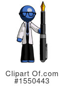 Blue Design Mascot Clipart #1550443 by Leo Blanchette