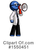Blue Design Mascot Clipart #1550451 by Leo Blanchette