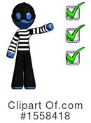 Blue Design Mascot Clipart #1558418 by Leo Blanchette