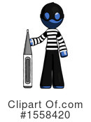Blue Design Mascot Clipart #1558420 by Leo Blanchette