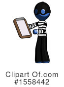 Blue Design Mascot Clipart #1558442 by Leo Blanchette