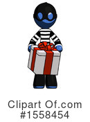 Blue Design Mascot Clipart #1558454 by Leo Blanchette
