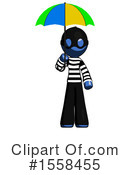 Blue Design Mascot Clipart #1558455 by Leo Blanchette
