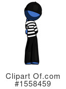 Blue Design Mascot Clipart #1558459 by Leo Blanchette