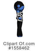 Blue Design Mascot Clipart #1558462 by Leo Blanchette