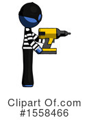 Blue Design Mascot Clipart #1558466 by Leo Blanchette