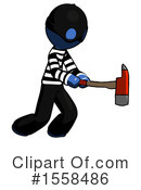 Blue Design Mascot Clipart #1558486 by Leo Blanchette