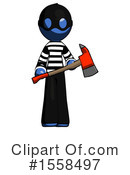 Blue Design Mascot Clipart #1558497 by Leo Blanchette