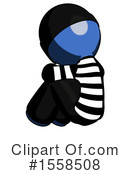 Blue Design Mascot Clipart #1558508 by Leo Blanchette