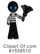 Blue Design Mascot Clipart #1558510 by Leo Blanchette