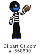 Blue Design Mascot Clipart #1558600 by Leo Blanchette
