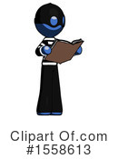 Blue Design Mascot Clipart #1558613 by Leo Blanchette