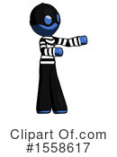 Blue Design Mascot Clipart #1558617 by Leo Blanchette
