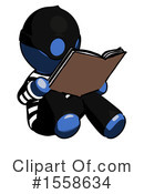 Blue Design Mascot Clipart #1558634 by Leo Blanchette