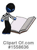 Blue Design Mascot Clipart #1558636 by Leo Blanchette