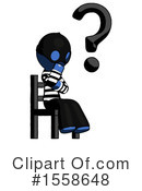 Blue Design Mascot Clipart #1558648 by Leo Blanchette