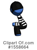 Blue Design Mascot Clipart #1558664 by Leo Blanchette