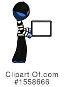 Blue Design Mascot Clipart #1558666 by Leo Blanchette
