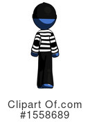 Blue Design Mascot Clipart #1558689 by Leo Blanchette