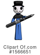 Blue Design Mascot Clipart #1566651 by Leo Blanchette