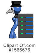 Blue Design Mascot Clipart #1566676 by Leo Blanchette