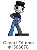 Blue Design Mascot Clipart #1566678 by Leo Blanchette
