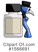 Blue Design Mascot Clipart #1566691 by Leo Blanchette