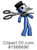Blue Design Mascot Clipart #1566696 by Leo Blanchette