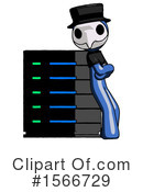 Blue Design Mascot Clipart #1566729 by Leo Blanchette