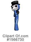 Blue Design Mascot Clipart #1566730 by Leo Blanchette