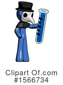 Blue Design Mascot Clipart #1566734 by Leo Blanchette