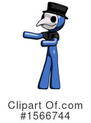 Blue Design Mascot Clipart #1566744 by Leo Blanchette