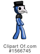 Blue Design Mascot Clipart #1566745 by Leo Blanchette
