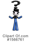 Blue Design Mascot Clipart #1566761 by Leo Blanchette