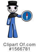 Blue Design Mascot Clipart #1566781 by Leo Blanchette