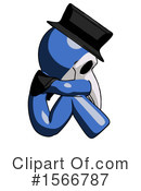 Blue Design Mascot Clipart #1566787 by Leo Blanchette