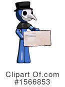 Blue Design Mascot Clipart #1566853 by Leo Blanchette
