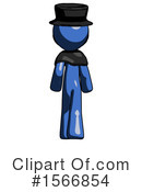 Blue Design Mascot Clipart #1566854 by Leo Blanchette