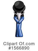 Blue Design Mascot Clipart #1566890 by Leo Blanchette
