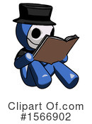 Blue Design Mascot Clipart #1566902 by Leo Blanchette