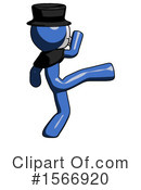 Blue Design Mascot Clipart #1566920 by Leo Blanchette