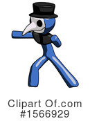 Blue Design Mascot Clipart #1566929 by Leo Blanchette