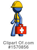 Blue Design Mascot Clipart #1570856 by Leo Blanchette