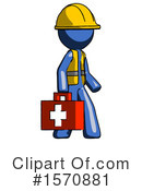 Blue Design Mascot Clipart #1570881 by Leo Blanchette
