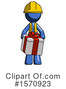 Blue Design Mascot Clipart #1570923 by Leo Blanchette