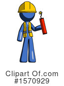 Blue Design Mascot Clipart #1570929 by Leo Blanchette
