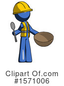Blue Design Mascot Clipart #1571006 by Leo Blanchette